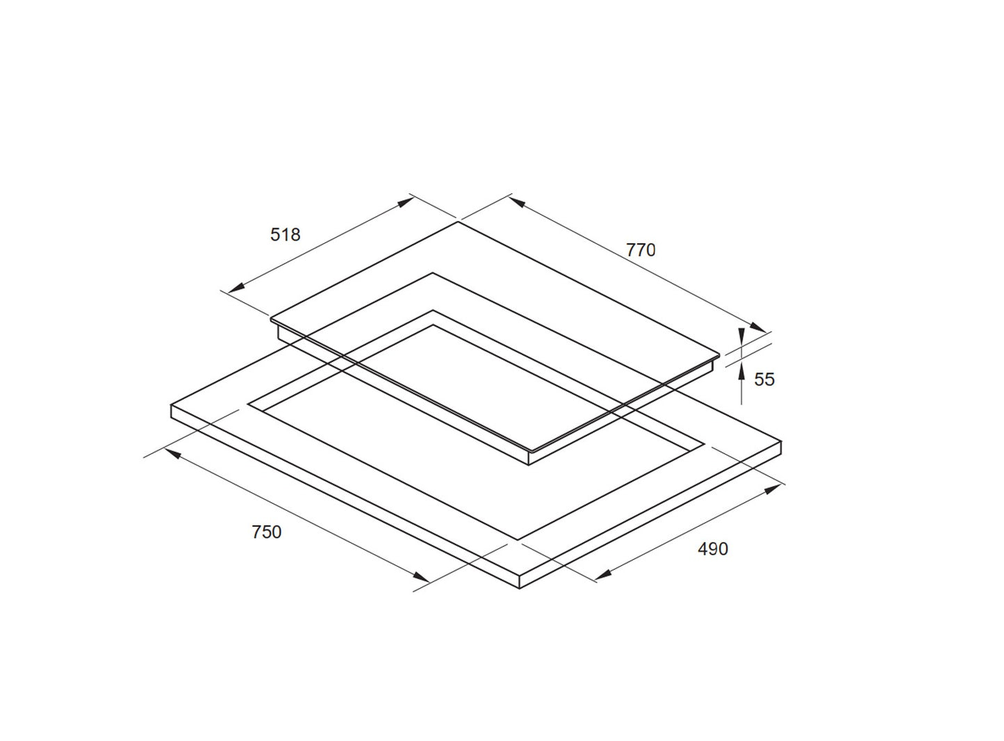 Bếp từ FAGOR 3IF-73A2S