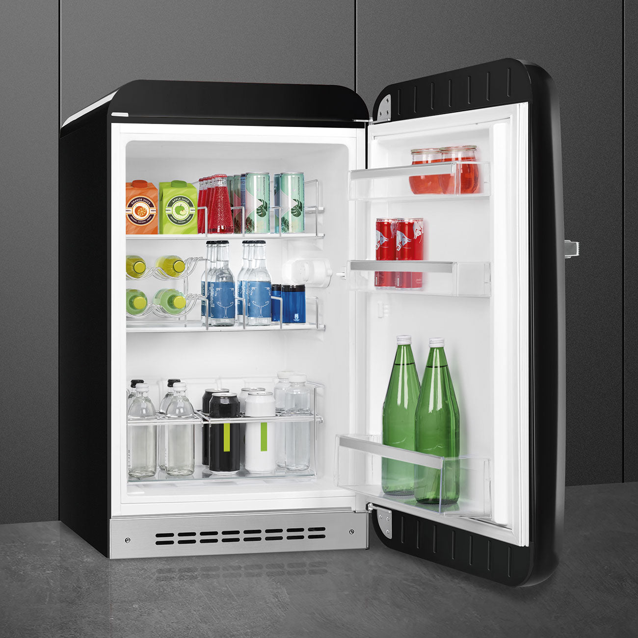 Tủ mát SMEG FAB10HRBL5 màu đen cánh phải