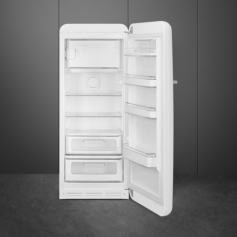 Tủ lạnh một cửa SMEG FAB28RWH5 màu trắng cánh phải