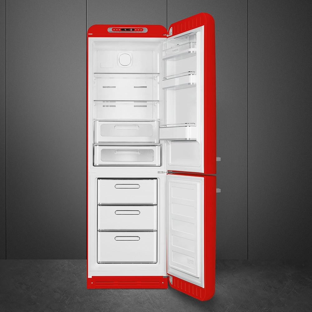 Tủ lạnh 2 ngăn SMEG FAB32RRD5 màu đỏ cánh phải