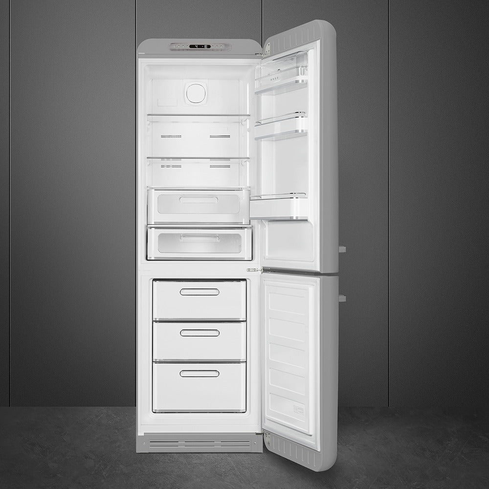 Tủ lạnh 2 ngăn SMEG FAB32RSV5 màu bạc cánh phải