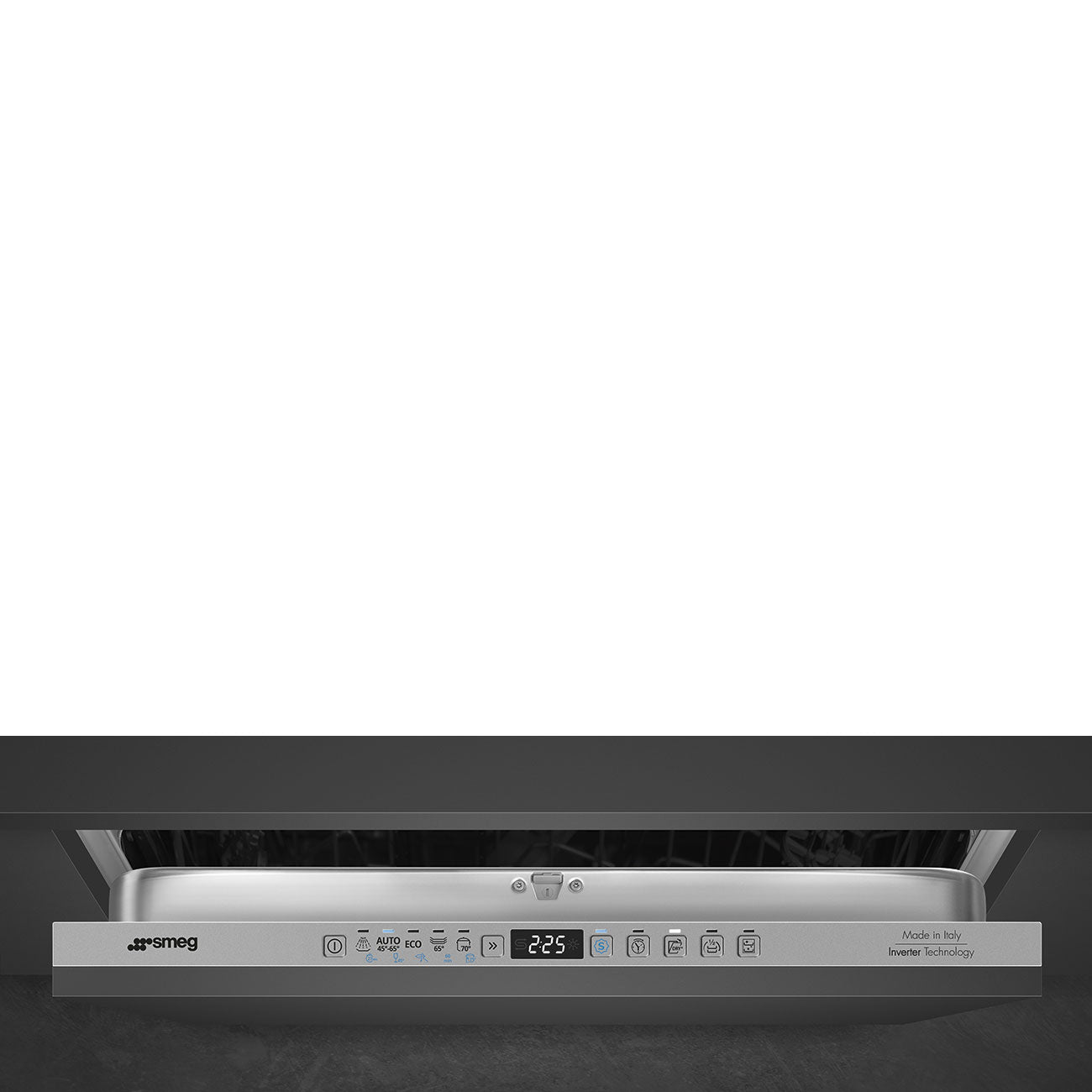 Máy rửa bát âm tủ SMEG STL323BQLDE màu bạc