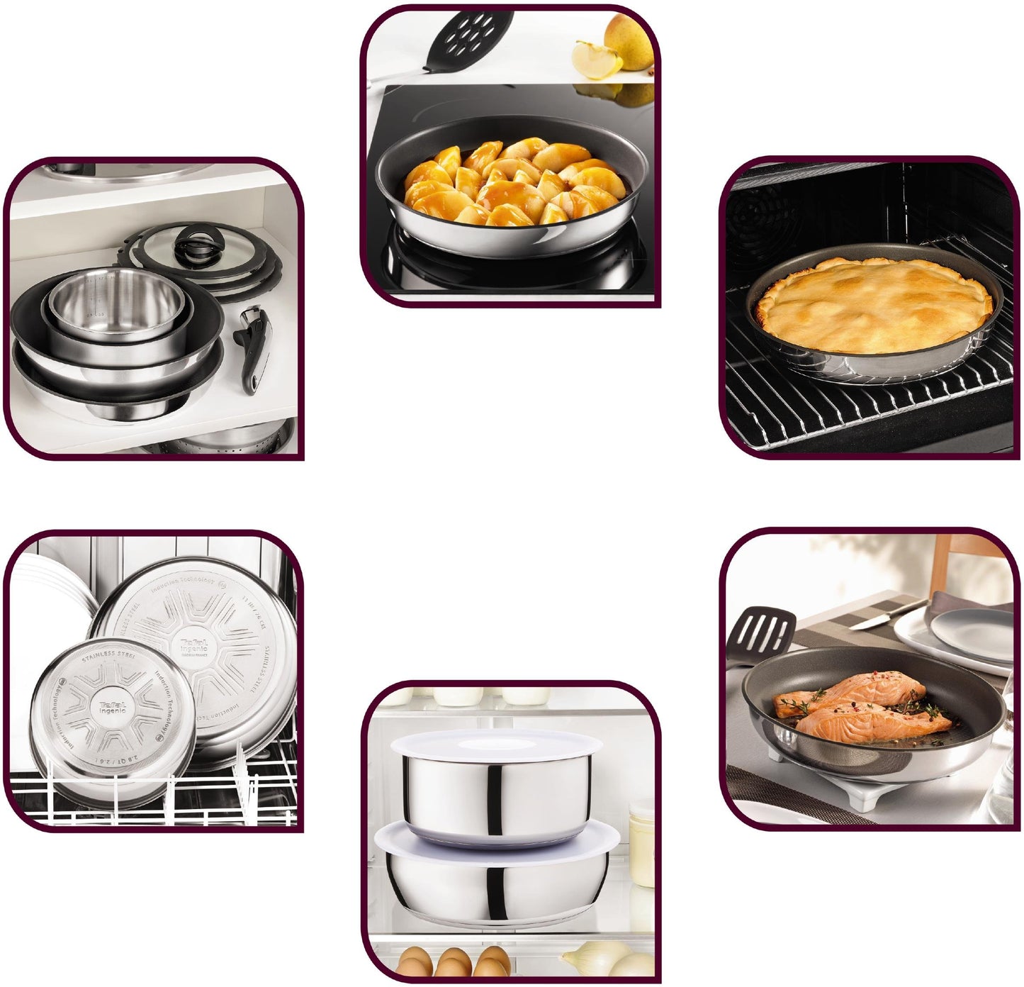 Set chảo TEFAL Ingenio Preference 22 & 26 cm