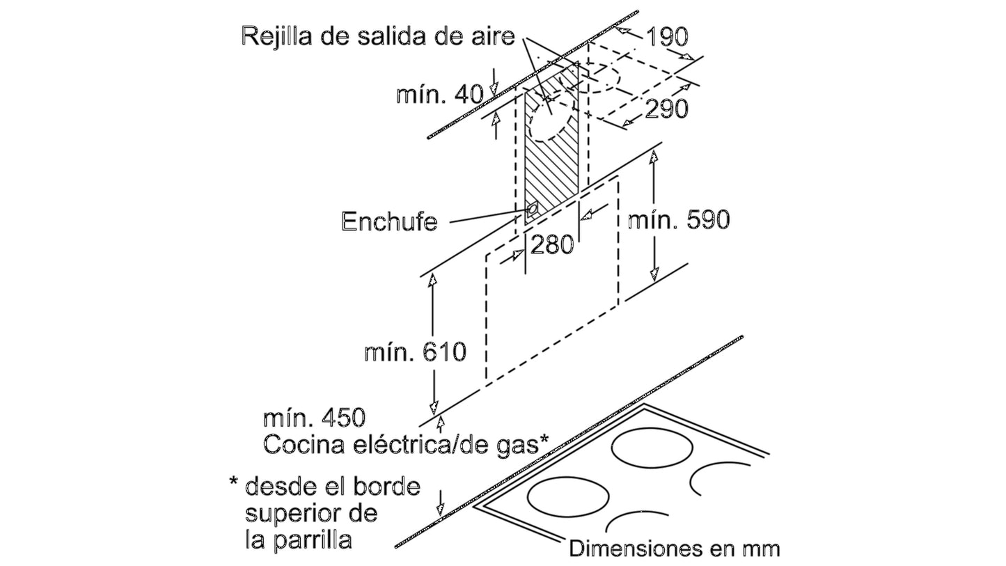 Máy hút mùi treo tường BOSCH DWK09G660|Serie 6