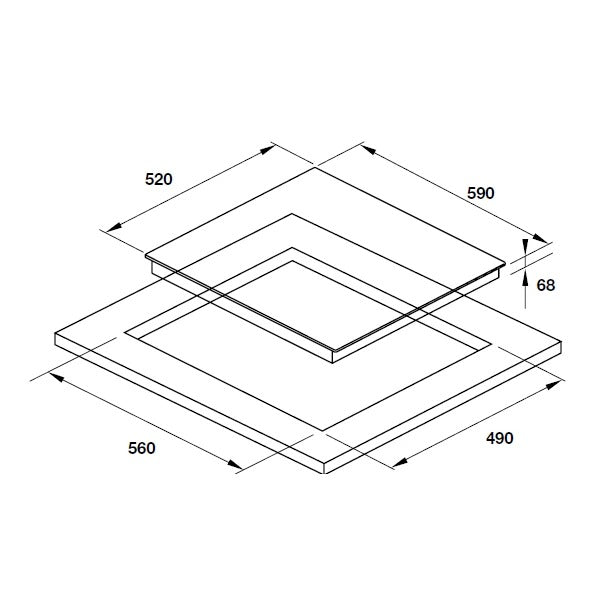Bếp từ HAFELE HC-I603C 536.01.841