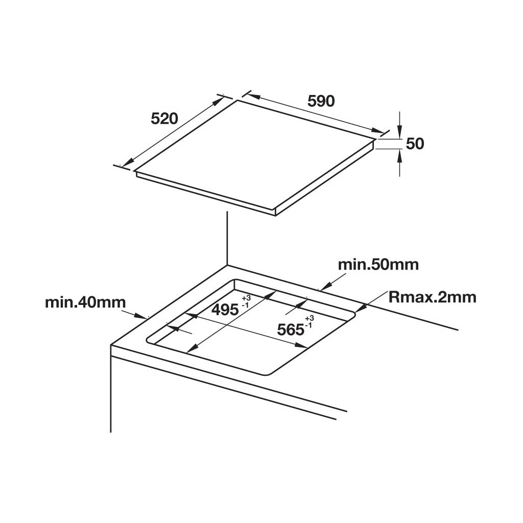 Bếp từ HAFELE HC-IF60A 536.01.871