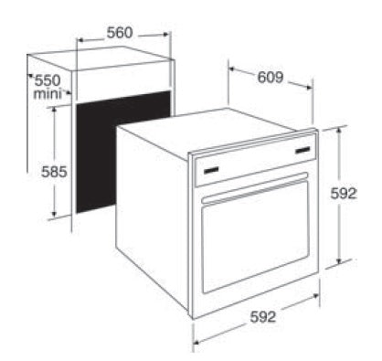 Lò nướng BRANDT FC1045XS