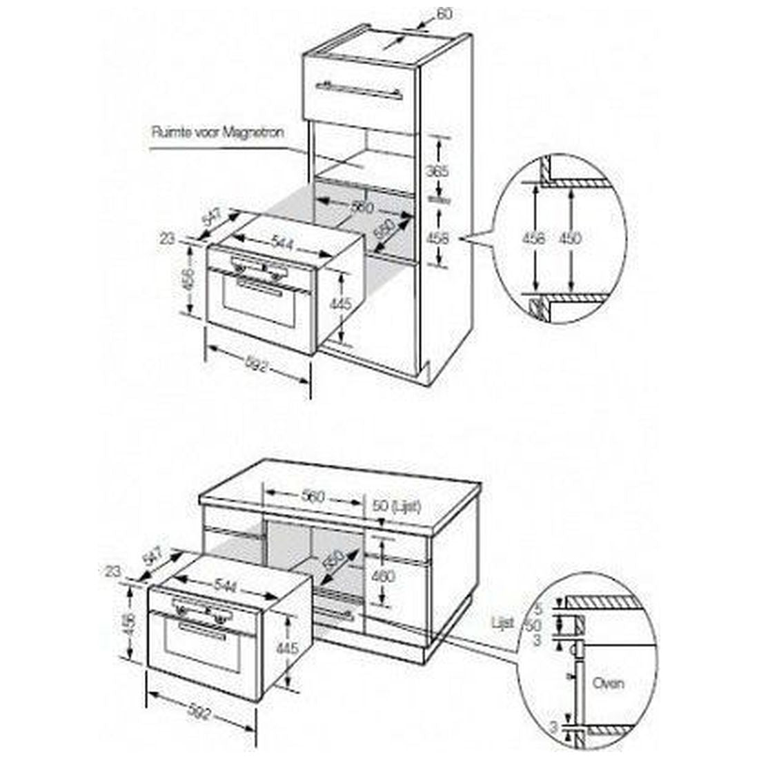 Lò nướng FAGOR 6H-580BTCX
