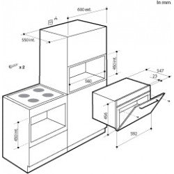 Lò vi sóng âm tủ BRANDT ME1255X