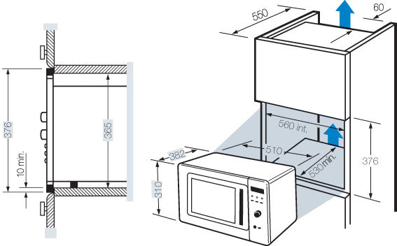 Lò vi sóng độc lập FAGOR MO23-DG