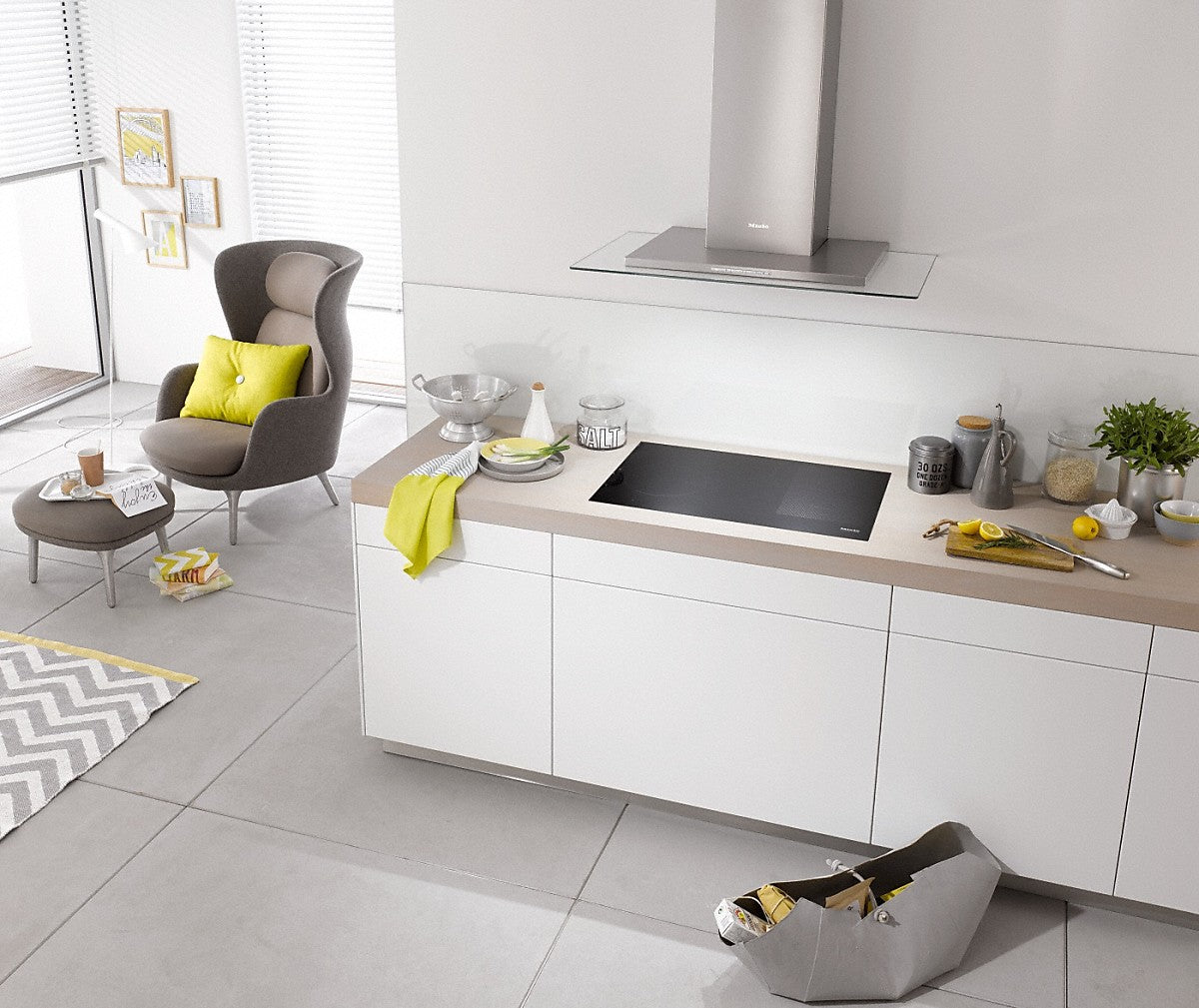 Máy hút mùi treo tường MIELE DA5796W
