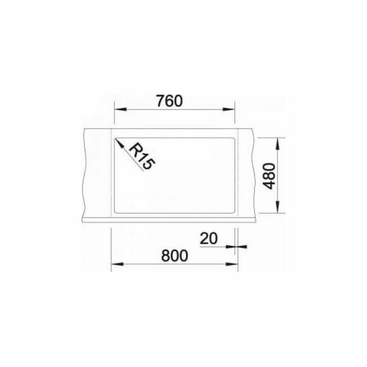 Chậu rửa bát Blanco LEXA 8 Anthrancite