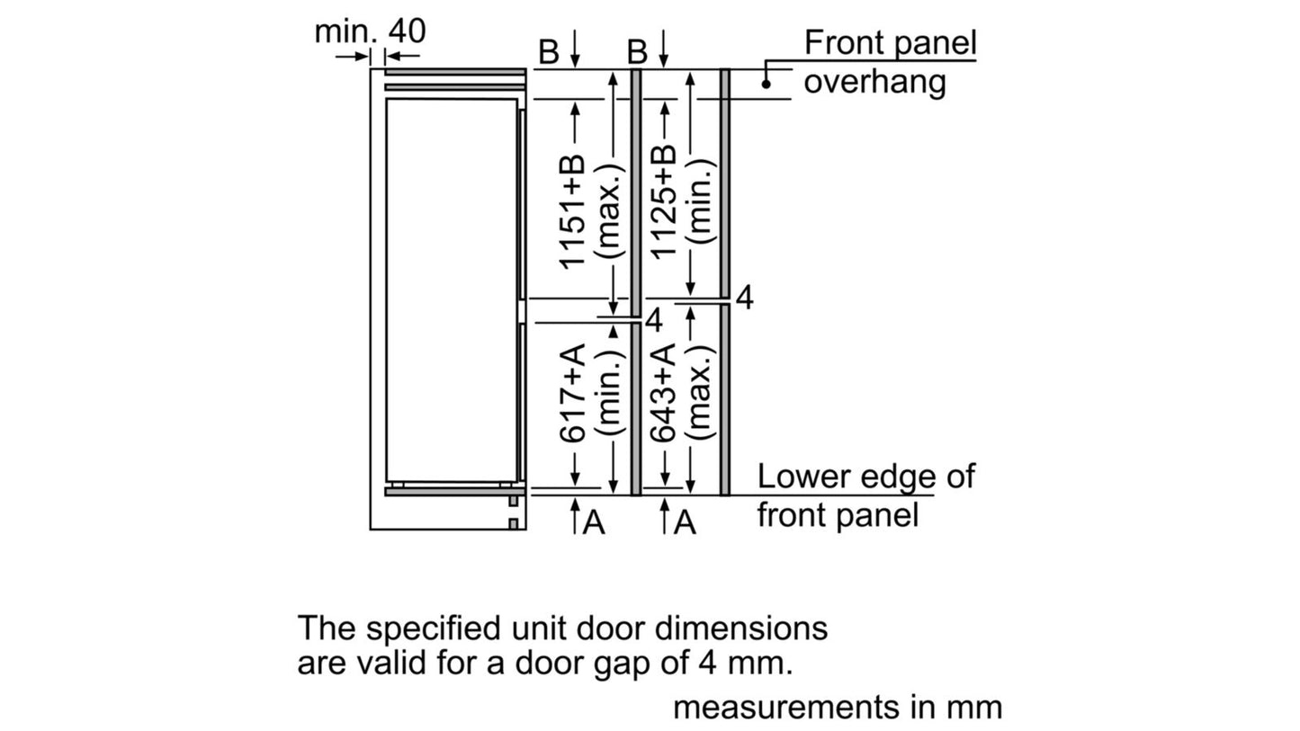 Tủ lạnh âm tủ BOSCH KIS87AF30T Serie 6