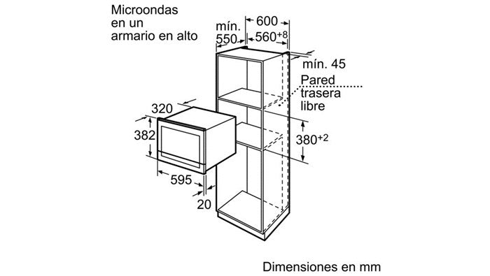 Lò vi sóng âm tủ SIEMENS HF25M5L2
