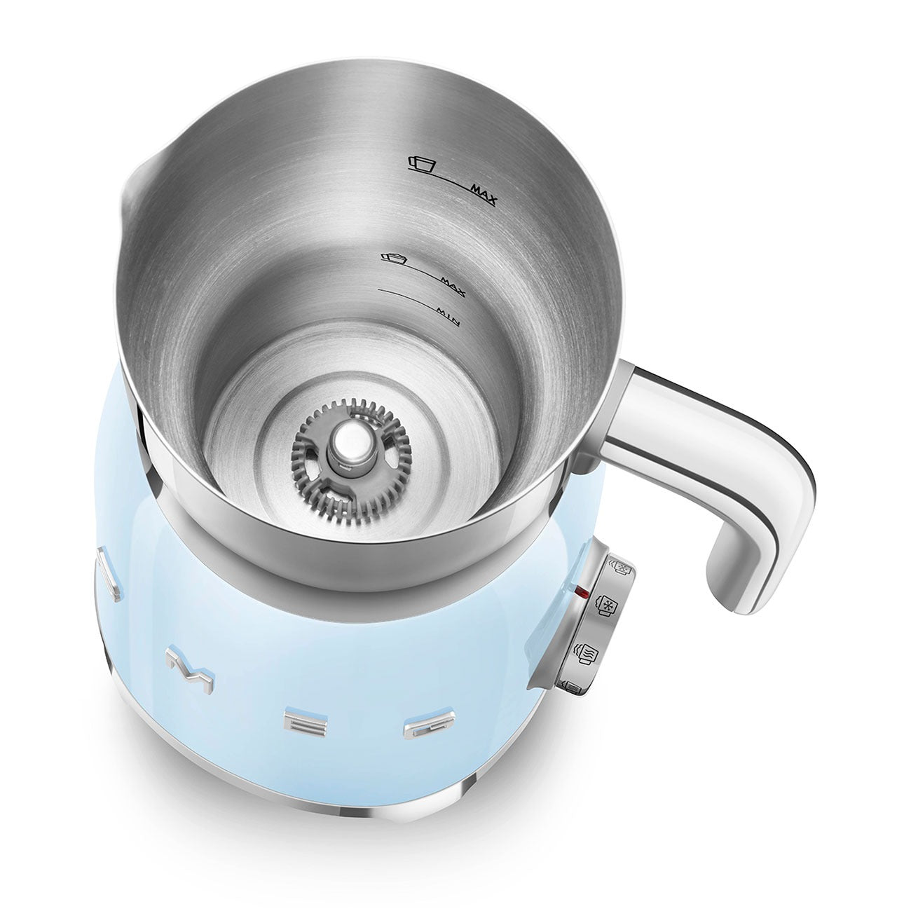 Máy đánh sữa tạo bọt SMEG MFF01PBEU màu xanh dương