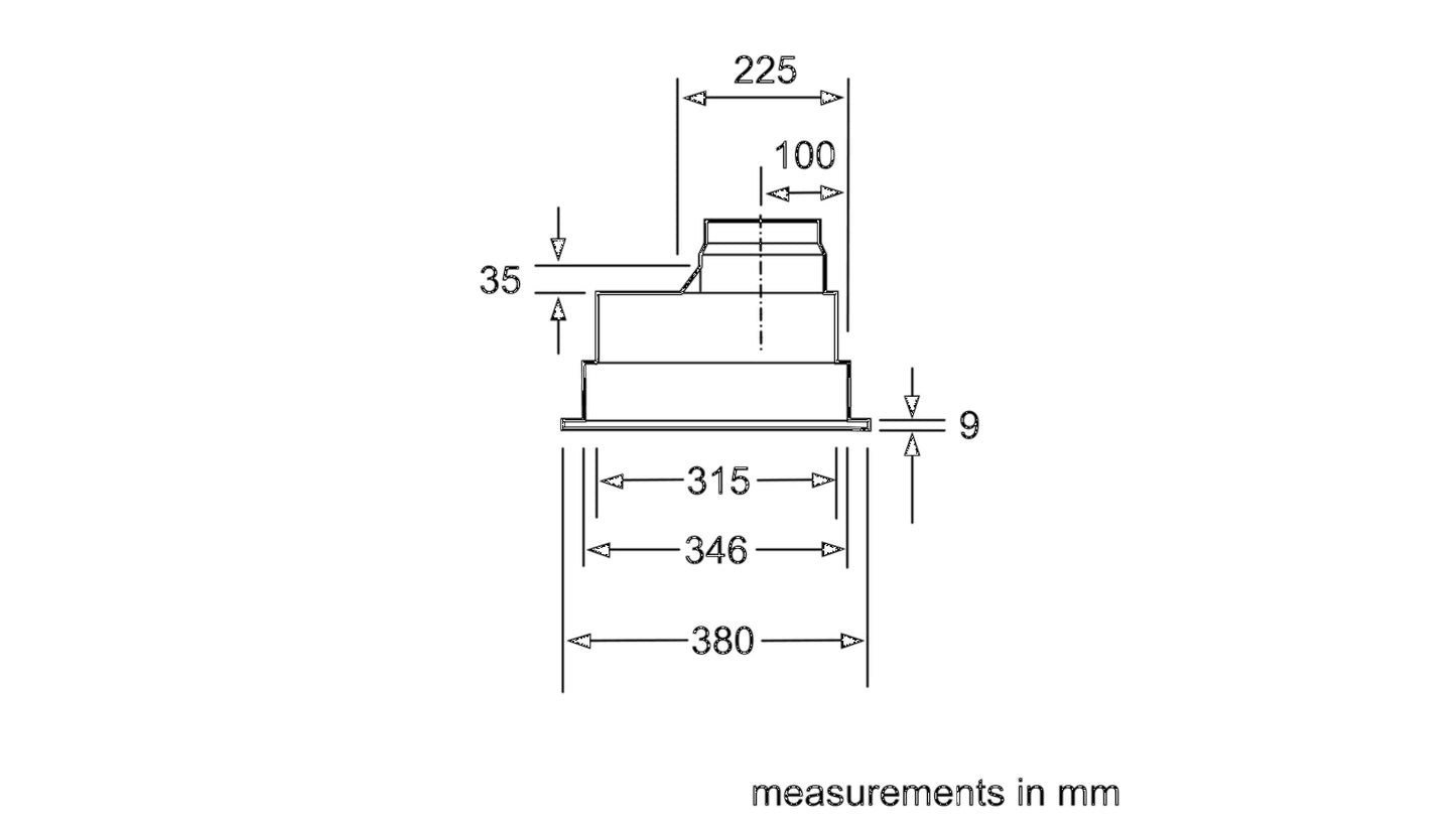 Máy hút mùi âm tủ BOSCH DHL755BL|Serie 4