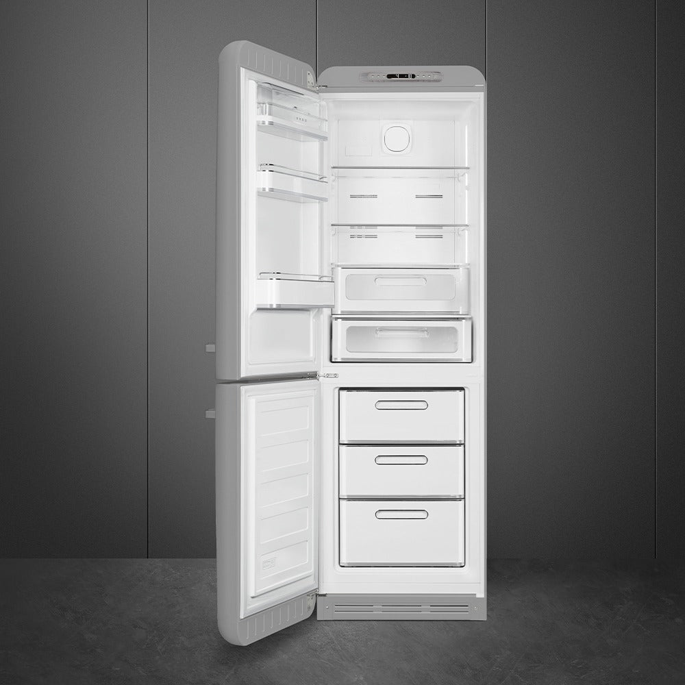Tủ lạnh 2 ngăn SMEG FAB32LSV5 màu bạc cánh trái