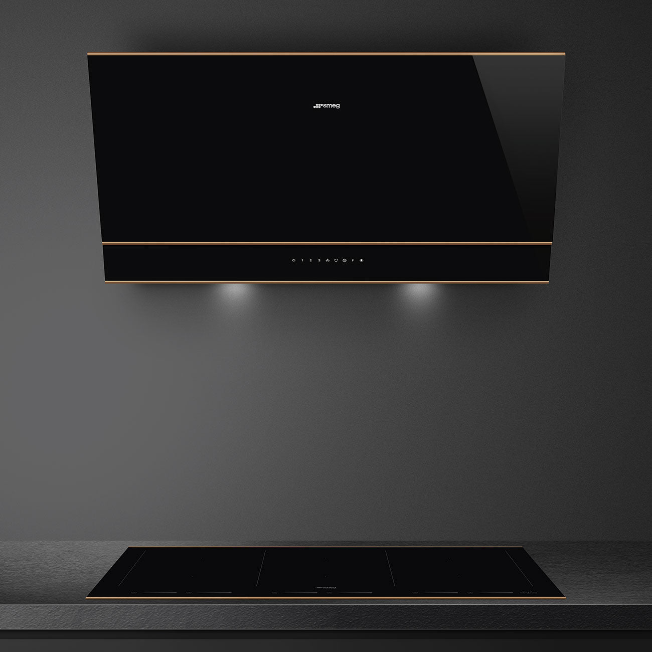 Máy hút mùi treo tường SMEG KV694R 90cm