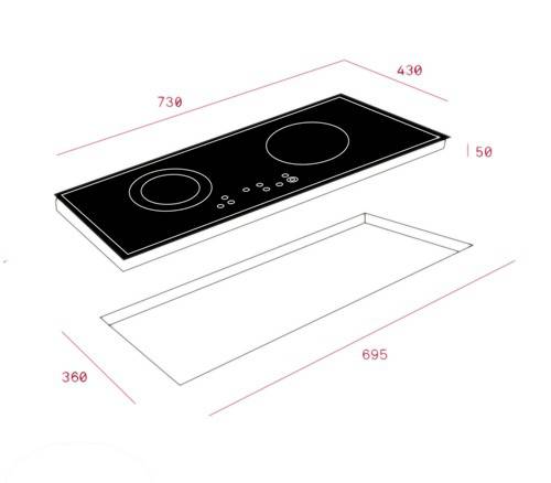 Bếp hỗn hợp điện từ Teka_IZ7200HL