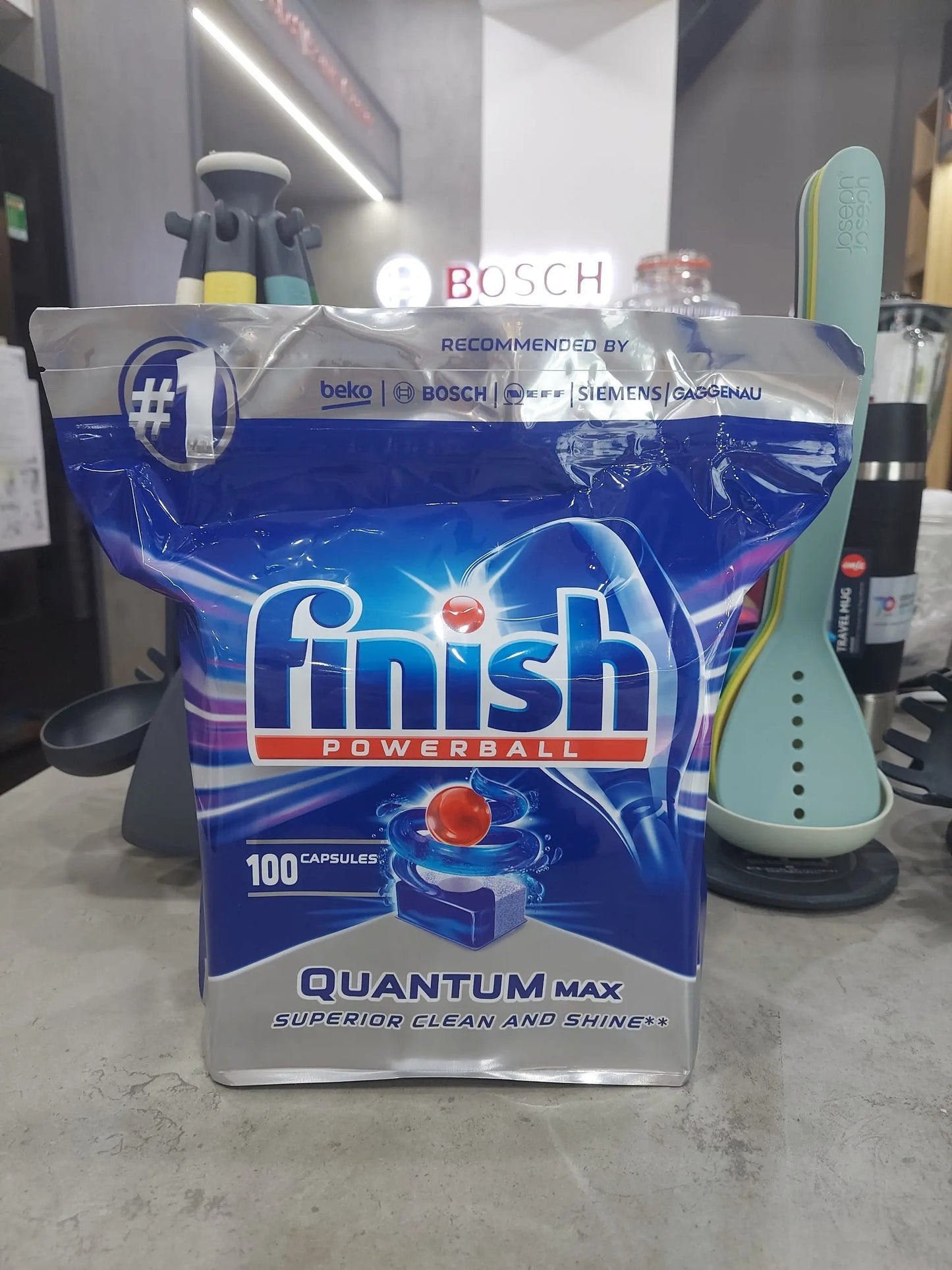 Viên rửa bát Finish Quantum Max 100 viên