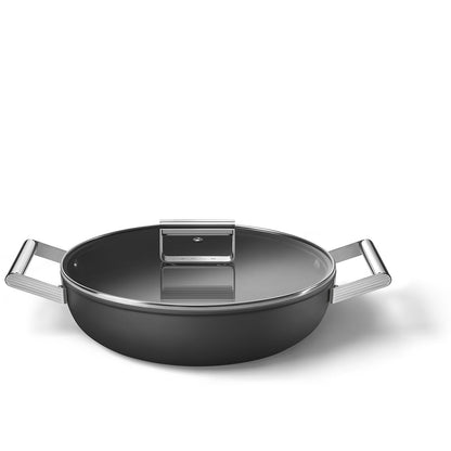 Chảo sâu Smeg CKFD2811BLM màu đen 28cm