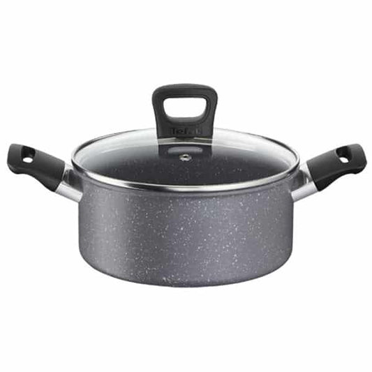 Bộ nồi chảo Tefal Cook Healthy 4pcs (Chảo 24/Chảo sâu 28/ Nồi 20) G134S495