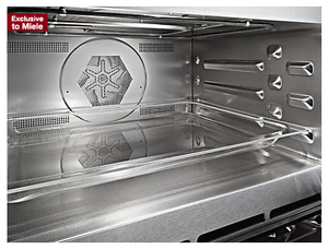 Khoang lò thép không gỉ với PerfectClean