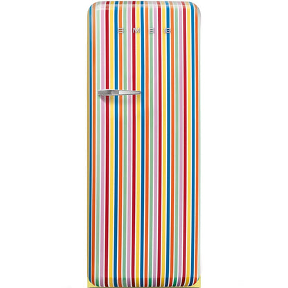 Tủ lạnh SMEG FAB28RCS1 màu sọc màu cánh phải