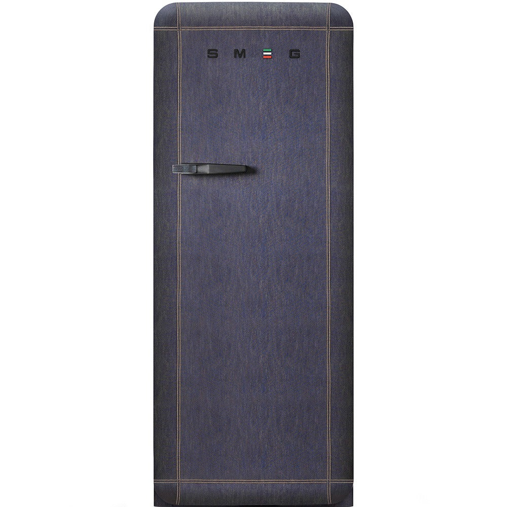 Tủ lạnh SMEG FAB28RDB màu xanh Denim cánh phải