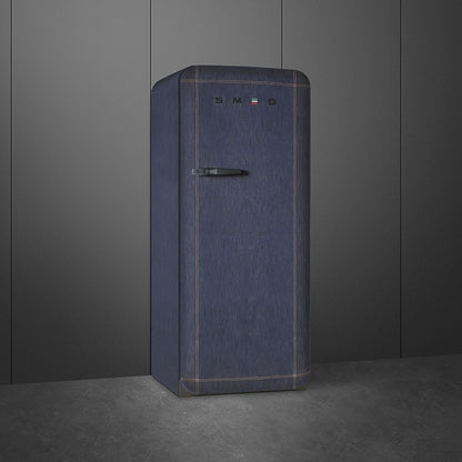 Tủ lạnh SMEG FAB28RDB màu xanh Denim cánh phải