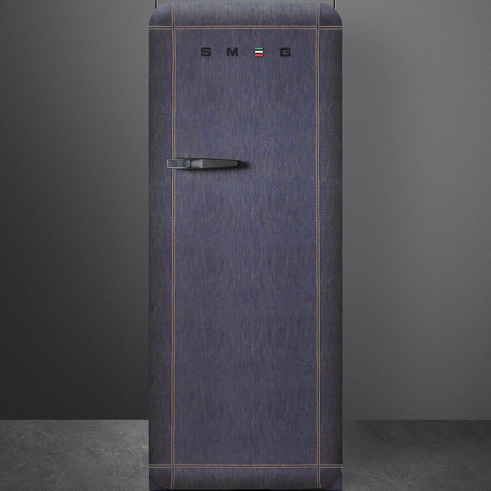 Tủ lạnh SMEG FAB28RDB màu xanh Denim cánh phải