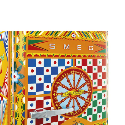 Tủ lạnh SMEG FAB28RDGC5 màu Caretto cánh phải