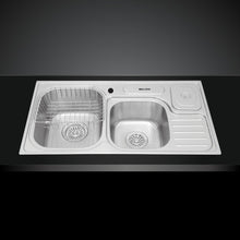 Chậu rửa bát dương bàn bếp MALLOCA MS 1024