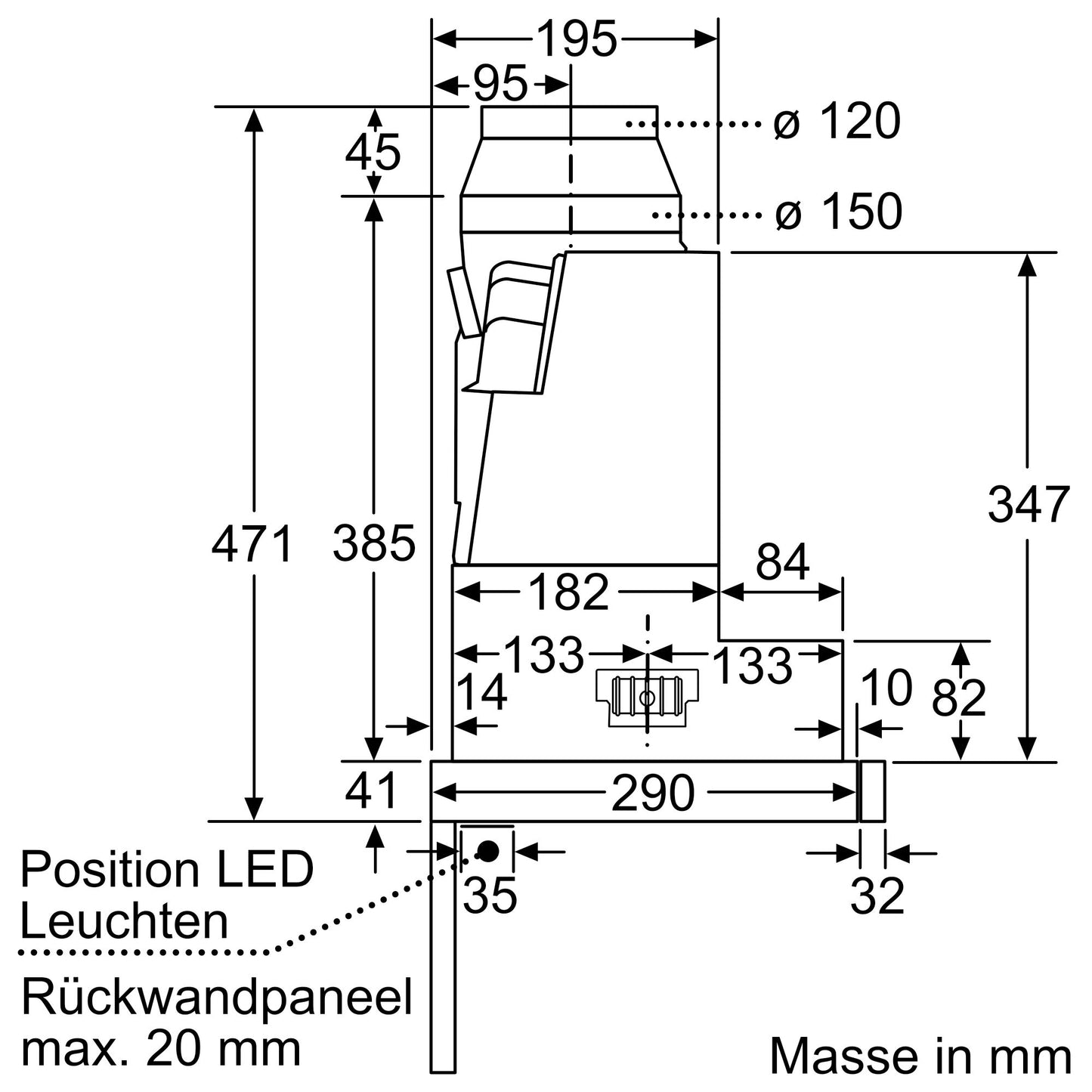 Máy hút mùi âm tủ Bosch DFS097K51 Serie 8 - khổ 90cm