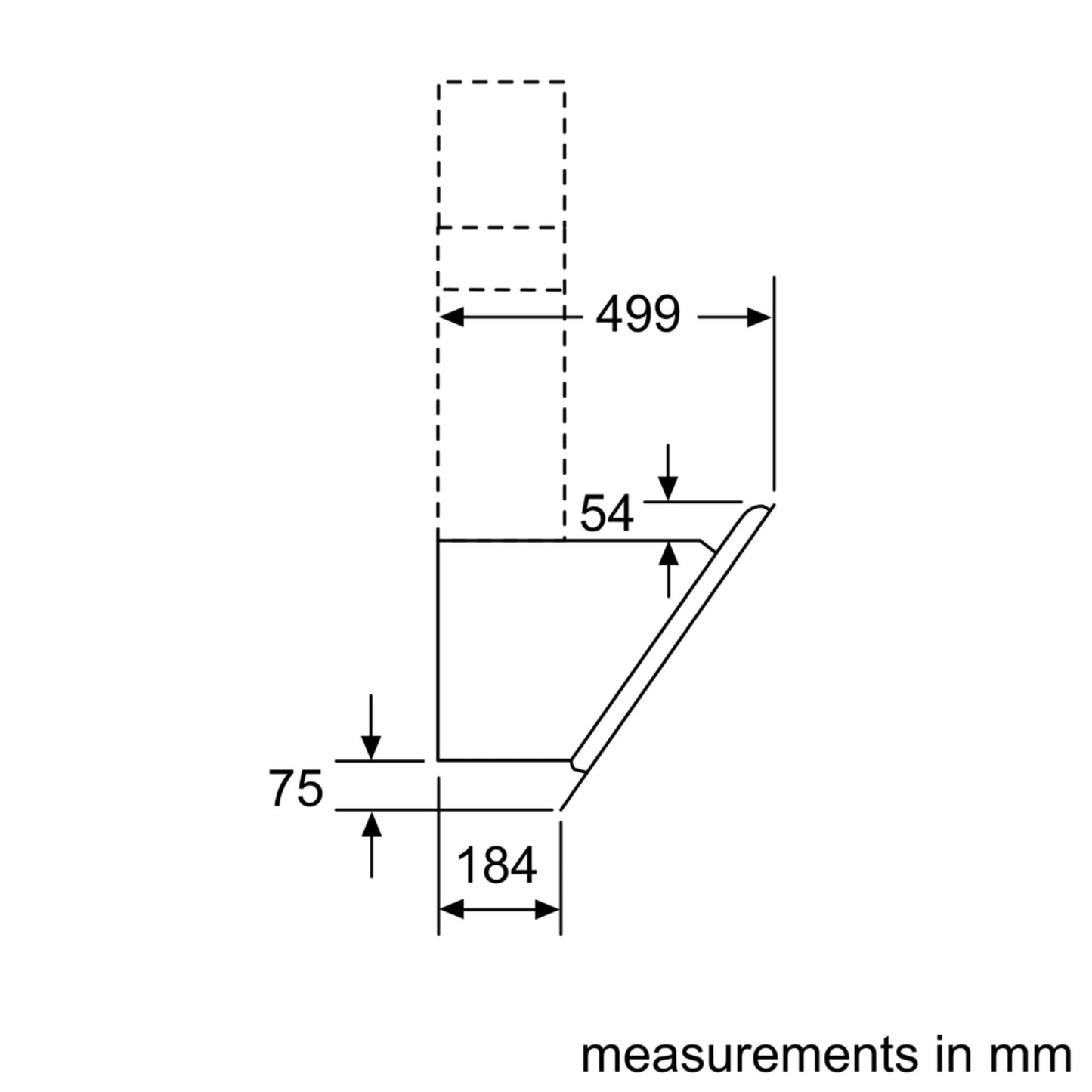 Máy hút mùi treo tường BOSCH DWK67CM60B Serie 4