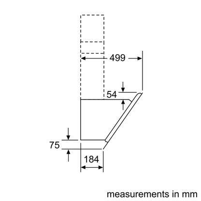 Máy hút mùi treo tường BOSCH DWK67CM60B Serie 4