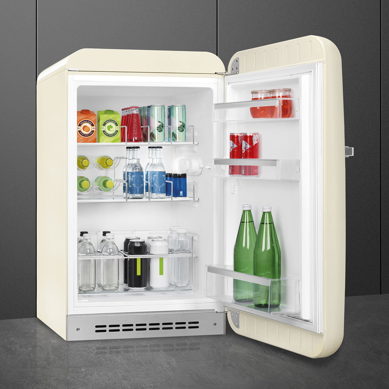 Tủ mát SMEG FAB10HRCR5 màu kem cánh phải