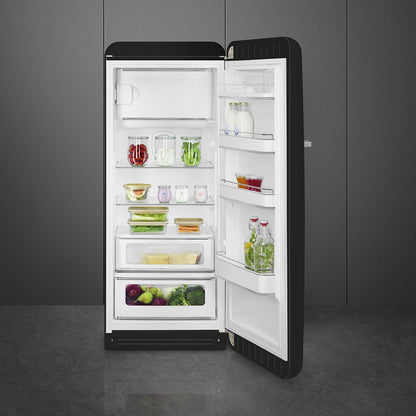 Tủ lạnh một cửa SMEG FAB28RBL5 màu đen cánh phải