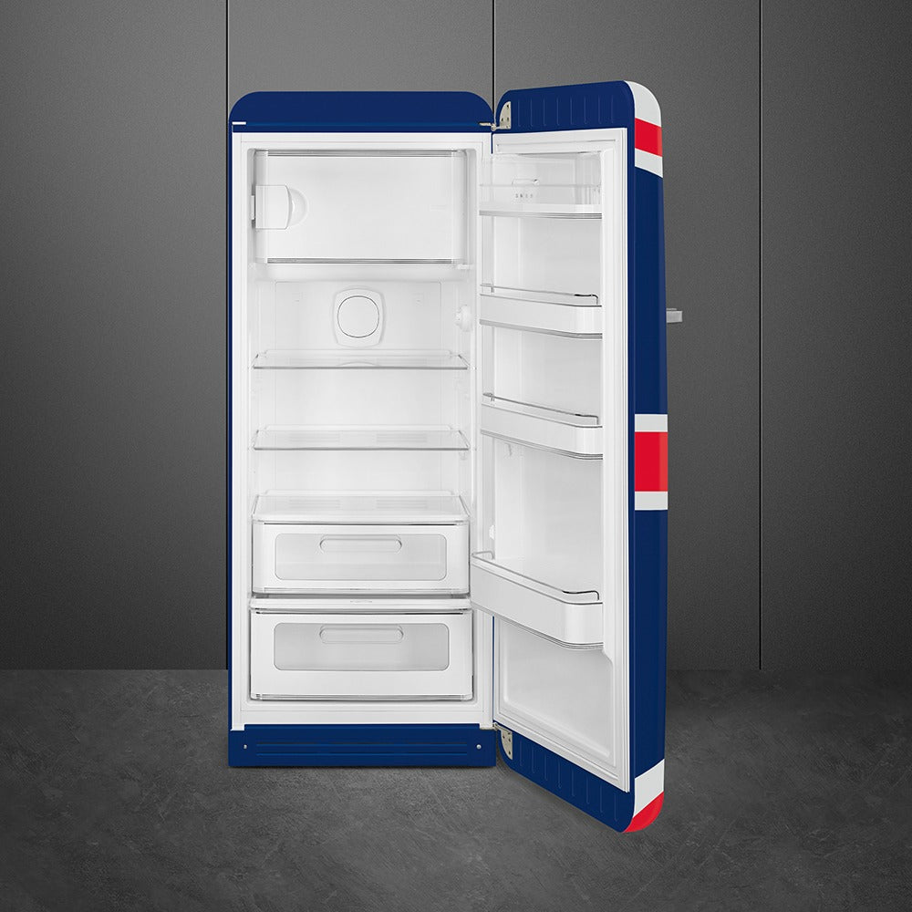 Tủ lạnh một cửa SMEG FAB28RDUJ5 màu union jack cánh phải