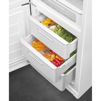 Tủ lạnh 2 ngăn SMEG FAB32LWH5 màu trắng cánh trái