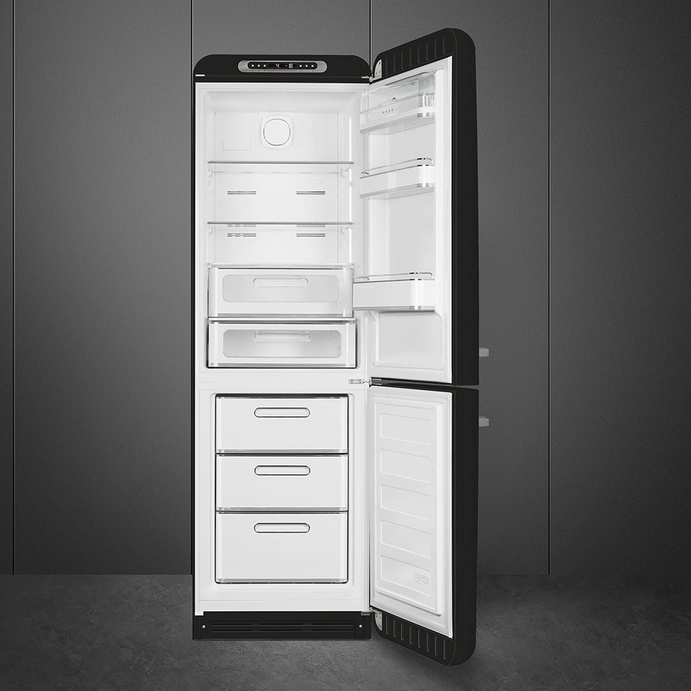 Tủ lạnh 2 ngăn SMEG FAB32RBL5 màu đen cánh phải