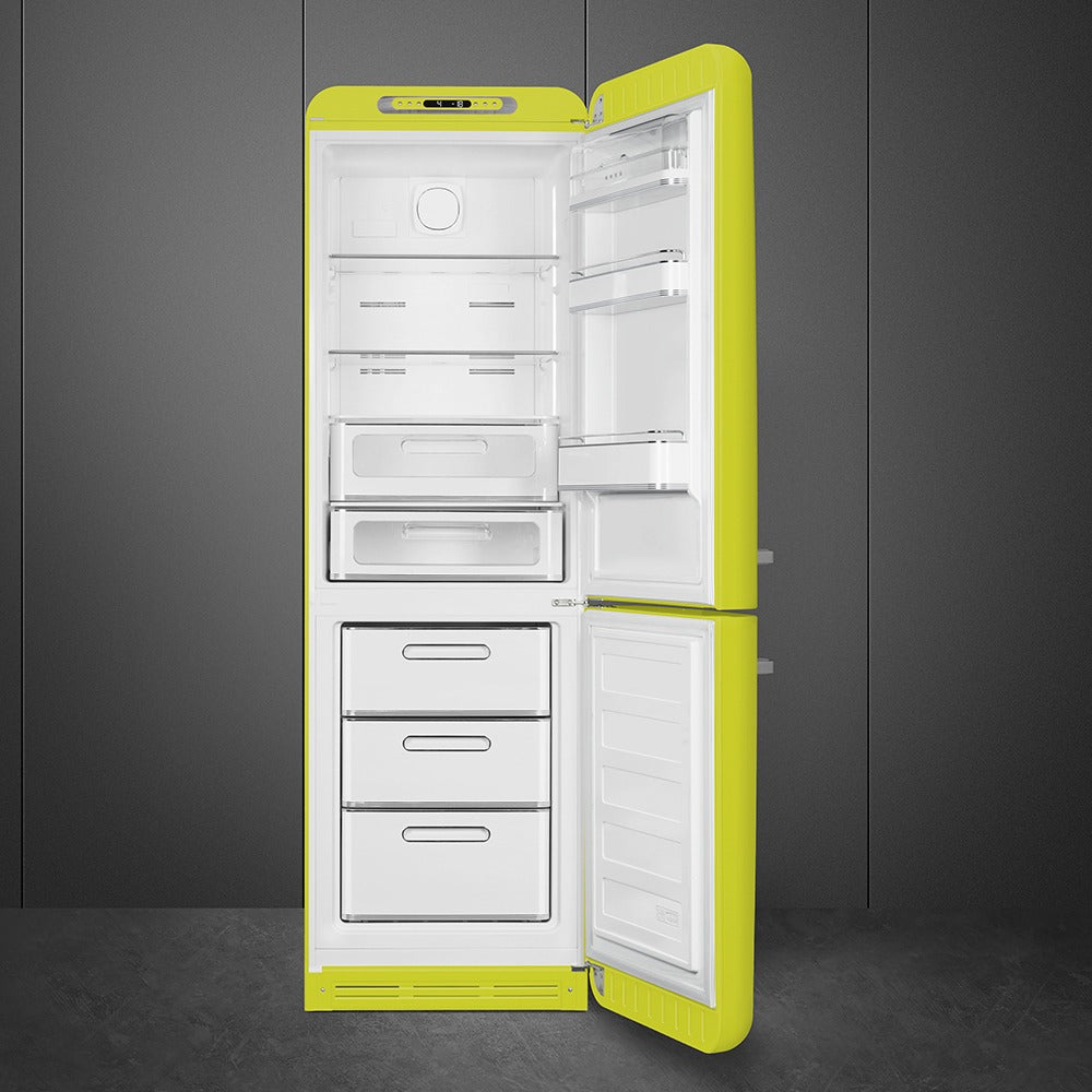 Tủ lạnh 2 ngăn SMEG FAB32RLI5 màu chanh xanh cánh phải
