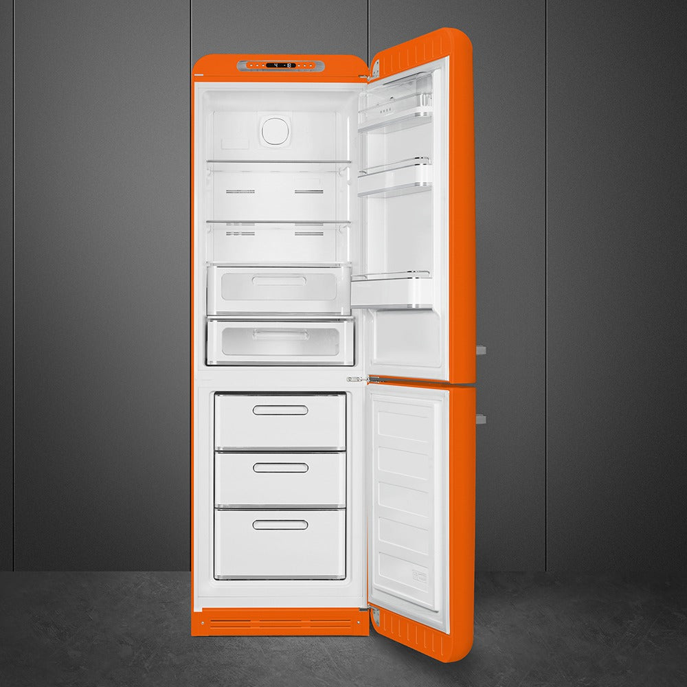 Tủ lạnh 2 ngăn SMEG FAB32ROR5 màu cam cánh phải