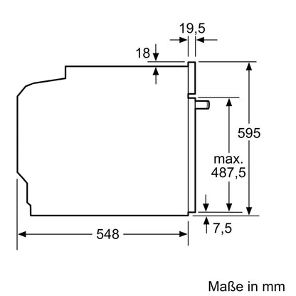 Lò nướng âm tủ Bosch HBG7741B1 Series 8
