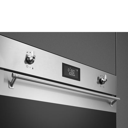 Lò nướng kết hợp vi sóng SMEG SF4390MCX