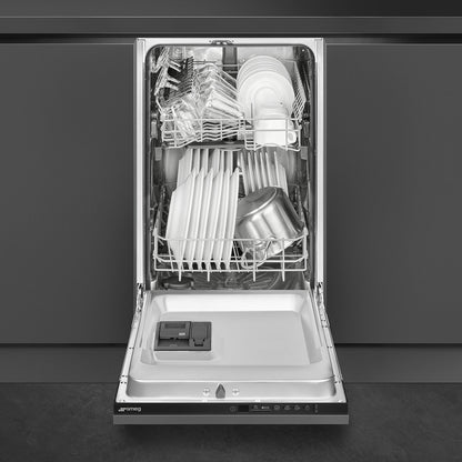 Máy rửa bát âm tủ SMEG ST4512IN màu đen