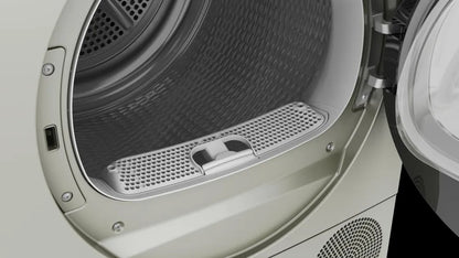 Máy sấy bơm nhiệt Bosch WQB246CX0 9kg Serie 8 màu xám bạc