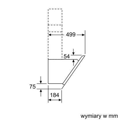 Máy hút mùi treo tường BOSCH DWK97JM60 Serie 6