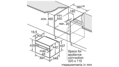 Lò hấp BOSCH HMH.CDG634BS1|Serie 8