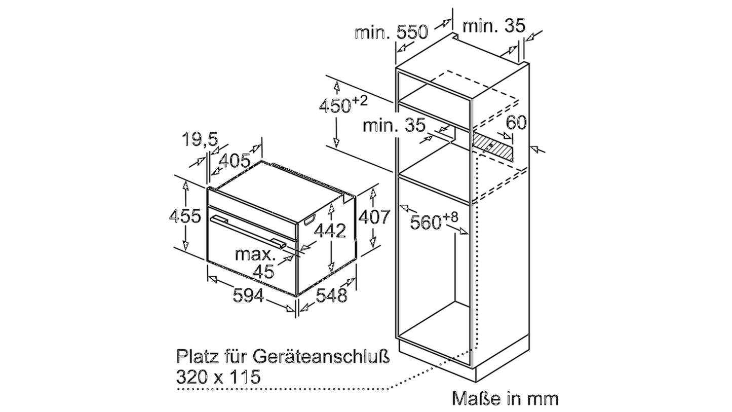 Lò nướng kết hợp hấp BOSCH CSG636BS1|Serie 8